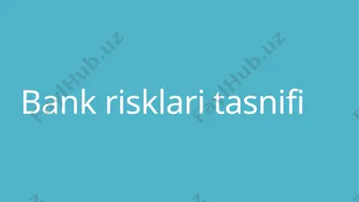 bank risklaritasnifi — PPTX