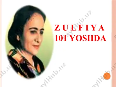 zulfiya hayoti va ijodi — PPTX