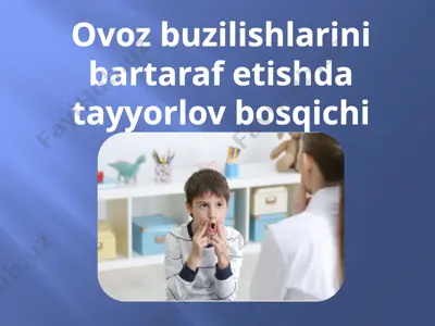 ovozbuzilishlarini bartaraf etish dastur — PPTX