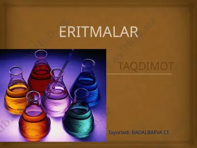 eritmalar taqdimot — PPTX