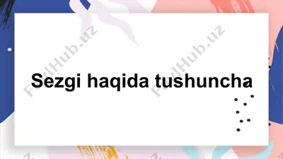 sezgi — PPTX