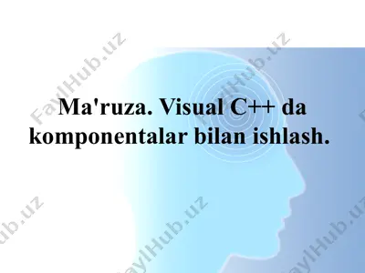 visual c++ dasturi — PPTX