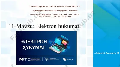 elektronhukumat — PPTX