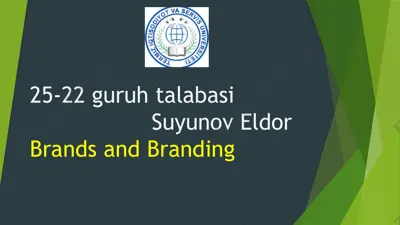 brands and branding — PPTX
