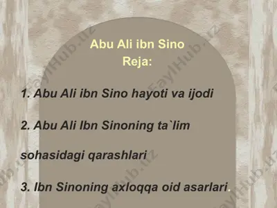 abu ali ibn sino — PPTX
