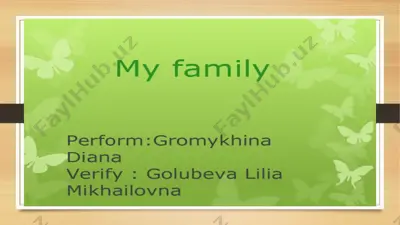my family — PPTX