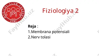fiziologiya — PPTX