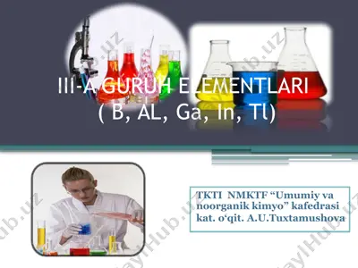 iii-a guruh elementlari — PPTX