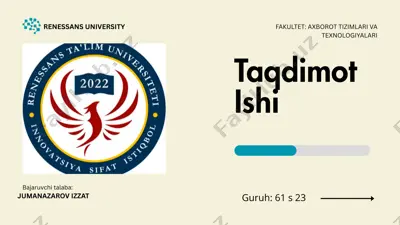 taqdimot ishi: matnni nutq uslublari jihatidan tahlil qilish — PPTX