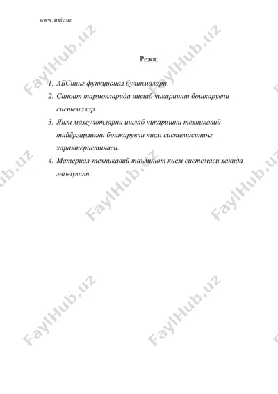 абс нинг функционал булинмалари — DOC
