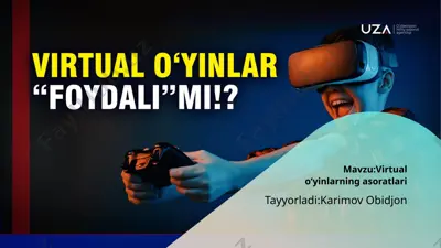 virtual o‘yinlarining asoratlari — PPTX