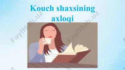 axloq kodeksi va profesional xulosa — PPTX