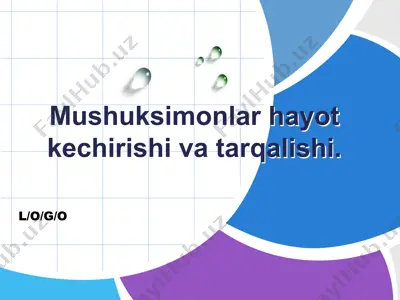 mushuksimonlar hayot kechirishi va tarqalishi — PPTX
