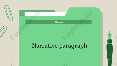 narrative paragraph — PPTX