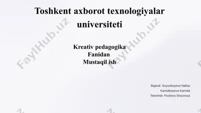 kreativpedagogika — PPTX