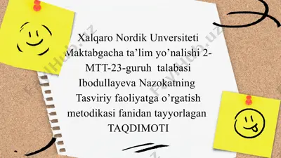 katta guruhlarda applikatsiyaning mazmuni va vazifalari — PPTX
