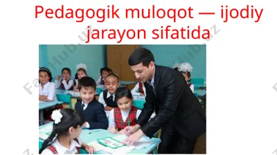 pedagogik muloqot — PPTX