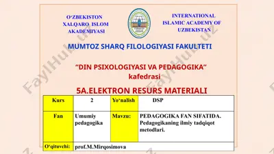 elektronresurs materiali — PPTX
