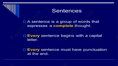 sentences — PPTX