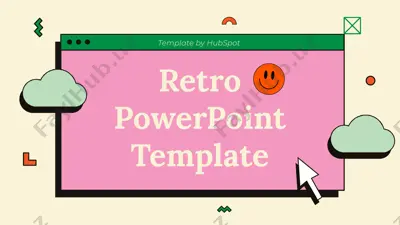 retro powerpoint template — PPTX