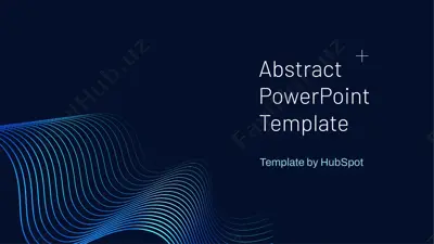abstract powerpoint template — PPTX