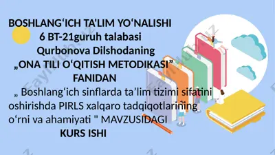 "onatilioʻqitish metodikasi" — PPTX