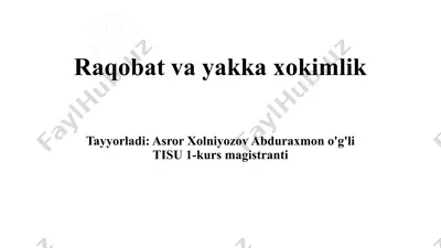 xalqaro turizm — PPTX