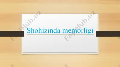 shohi zindamajmuasi — PPTX