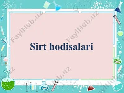 sirt hodisalari — PPT