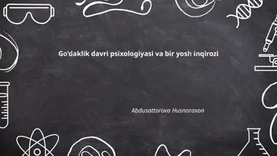 go'daklik davri psixologiyasi va bir yosh inqirozi — PPTX