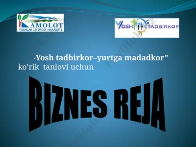 yoshlar ijtimoiy harakati — PPTX