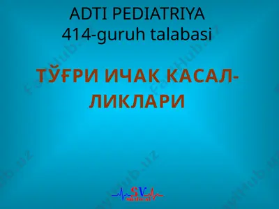 to'g'ri ichak kasalliklari — PPTX