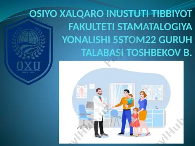 bolalar va oʻsmirlarning jismoniy rivojlanishi — PPTX