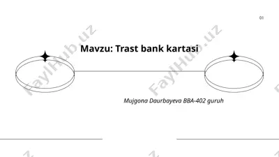 trast bank kartasi — PPTX