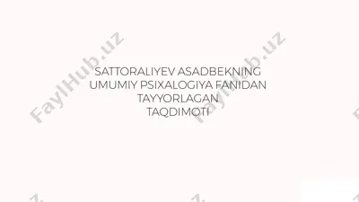 yosh va pedagogik psixologiya fanining tadqiqot metodlari — PPTX