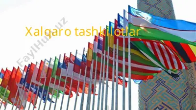 xalqarotashkilotlar — PPTX