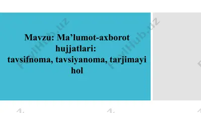 tavsifnoma — PPTX
