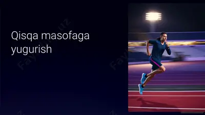 qisqa masofaga yugurish — PPTX