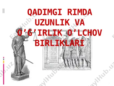 qadimgi rimda siyosiy va xuquqiy ta'limotlarning o'ziga xosligi — PPTX