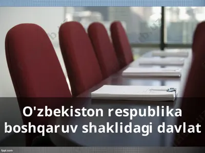 o'zbekiston respublika boshqaruv shaklidagi davlat — PPT
