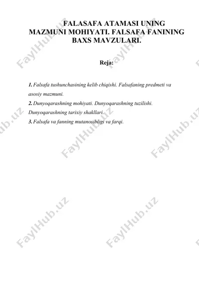 falsafa atamasi — DOCX
