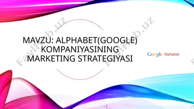 google alphabet — PPTX
