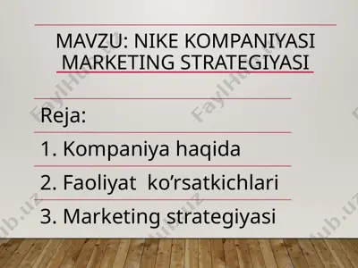 nike, inc. — PPTX