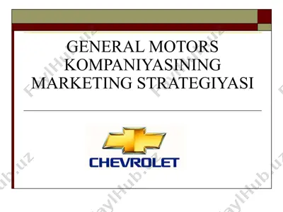 chevrolet — PPTX