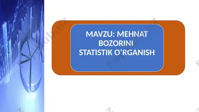 statistik kuzatishning mohiyati — PPTX