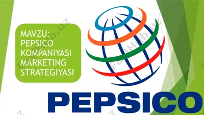 pepsi marketing strategiyasi — PPTX