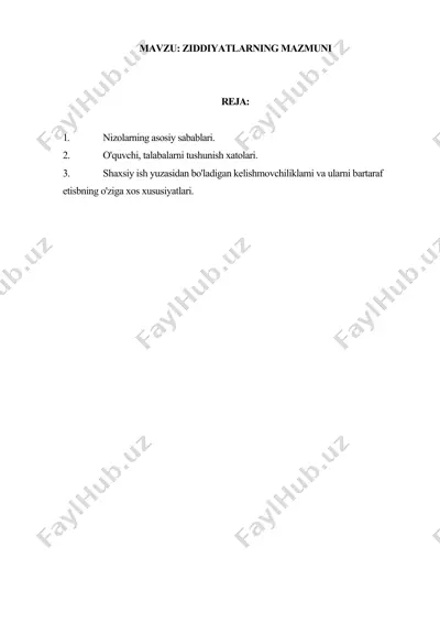 tarbiyaviy muammolar va ularning bartaraf etilishi — DOCX