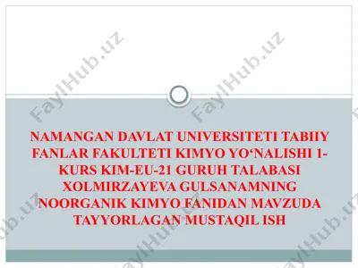 metallarning korroziyasi va unga qarshi kurashish usullari — PPTX