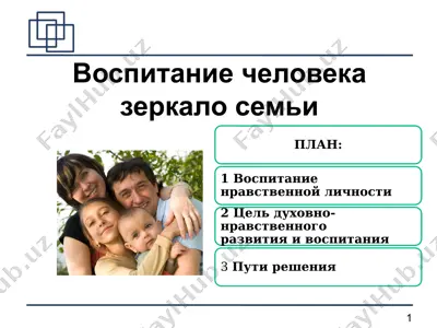vospitanie cheloveka — PPTX