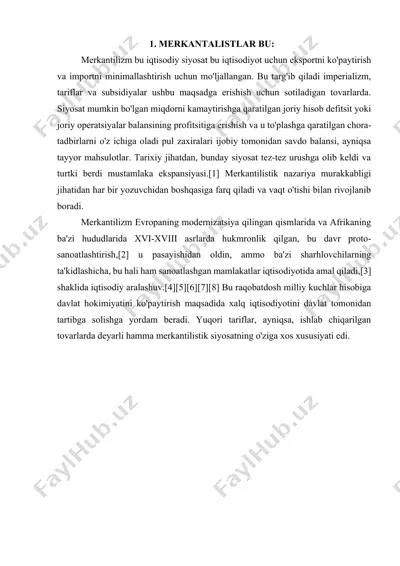 merkantilizm — DOCX